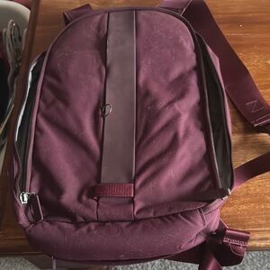 RAPHA Men's Burgundy Backpack commuter slim design
